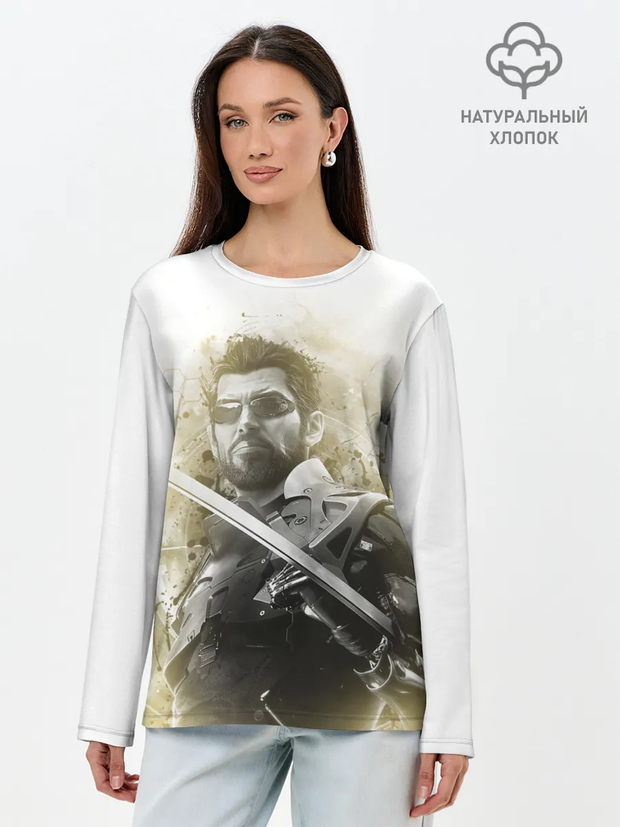 Лонгслив женский. Хлопок / Adam