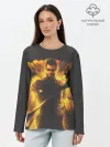 Лонгслив женский. Хлопок / Jensen in fire