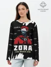 Лонгслив женский. Хлопок / ZORA COOL MASKED JERK