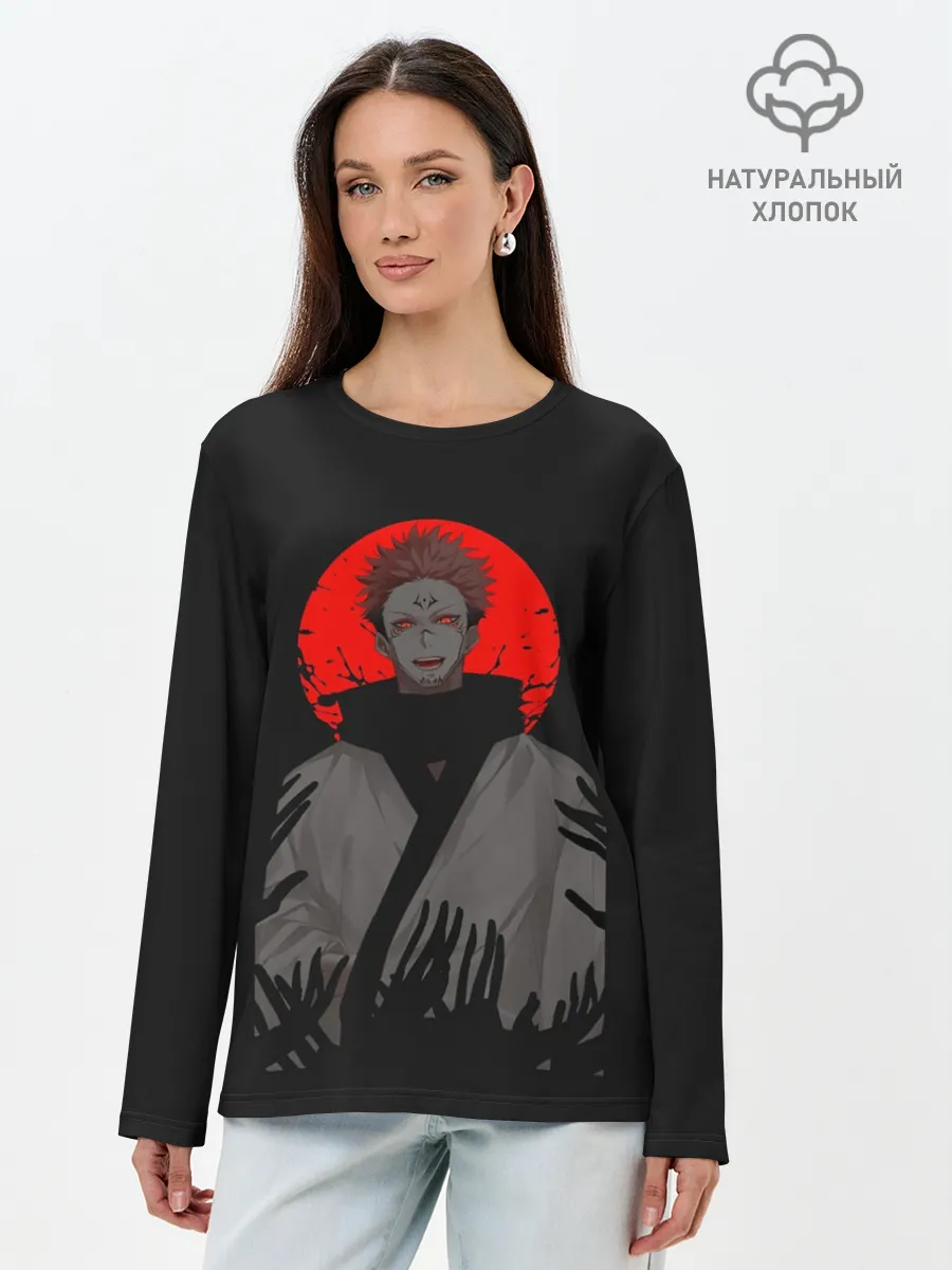 Лонгслив женский. Хлопок / Sukuna Sunset
