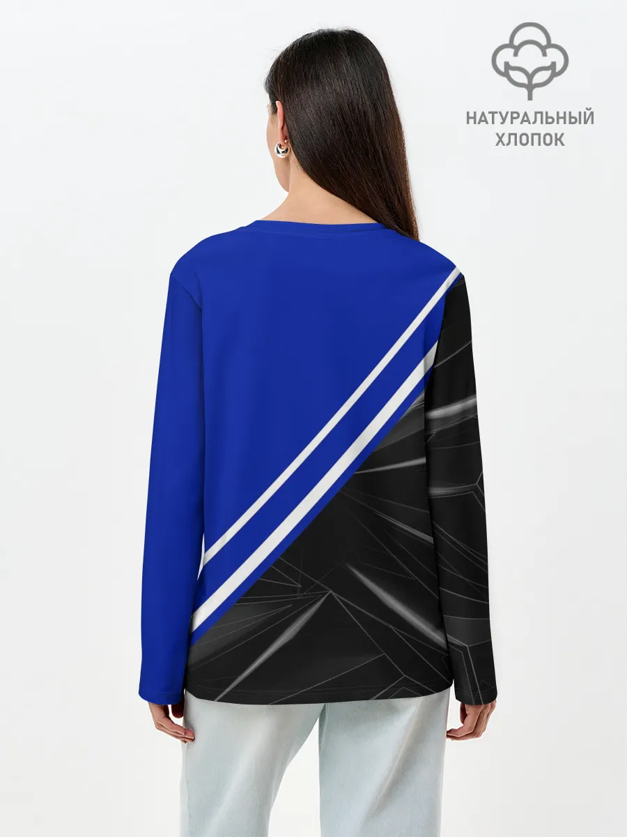 Лонгслив женский. Хлопок / ИНТЕР МИЛАН / INTER MILAN