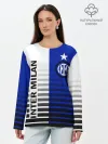 Лонгслив женский. Хлопок / ИНТЕР МИЛАН / INTER MILAN