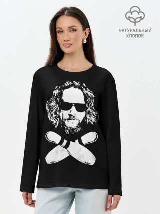 Лонгслив женский. Хлопок / Большой Лебовски