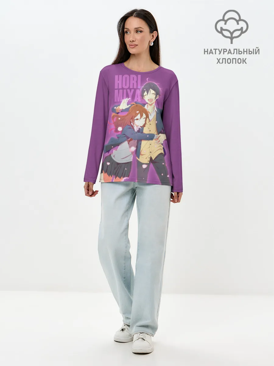 Лонгслив женский. Хлопок / ХОРИМИЯ