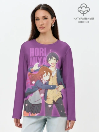 Лонгслив женский. Хлопок / ХОРИМИЯ