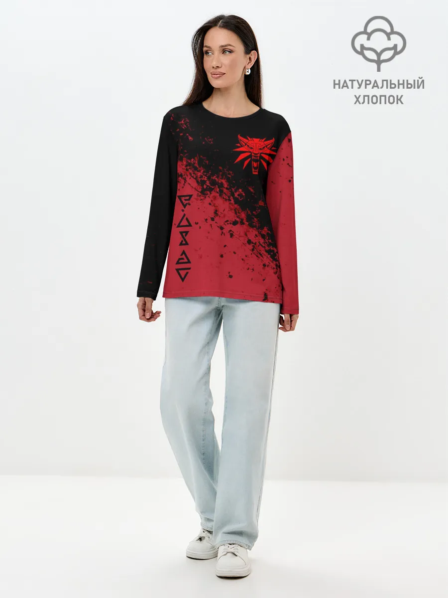 Лонгслив женский. Хлопок / THE WITCHER [3]