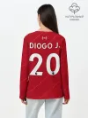 Лонгслив женский. Хлопок / Жота Ливерпуль форма 2021/2022