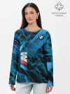 Лонгслив женский. Хлопок / BMW