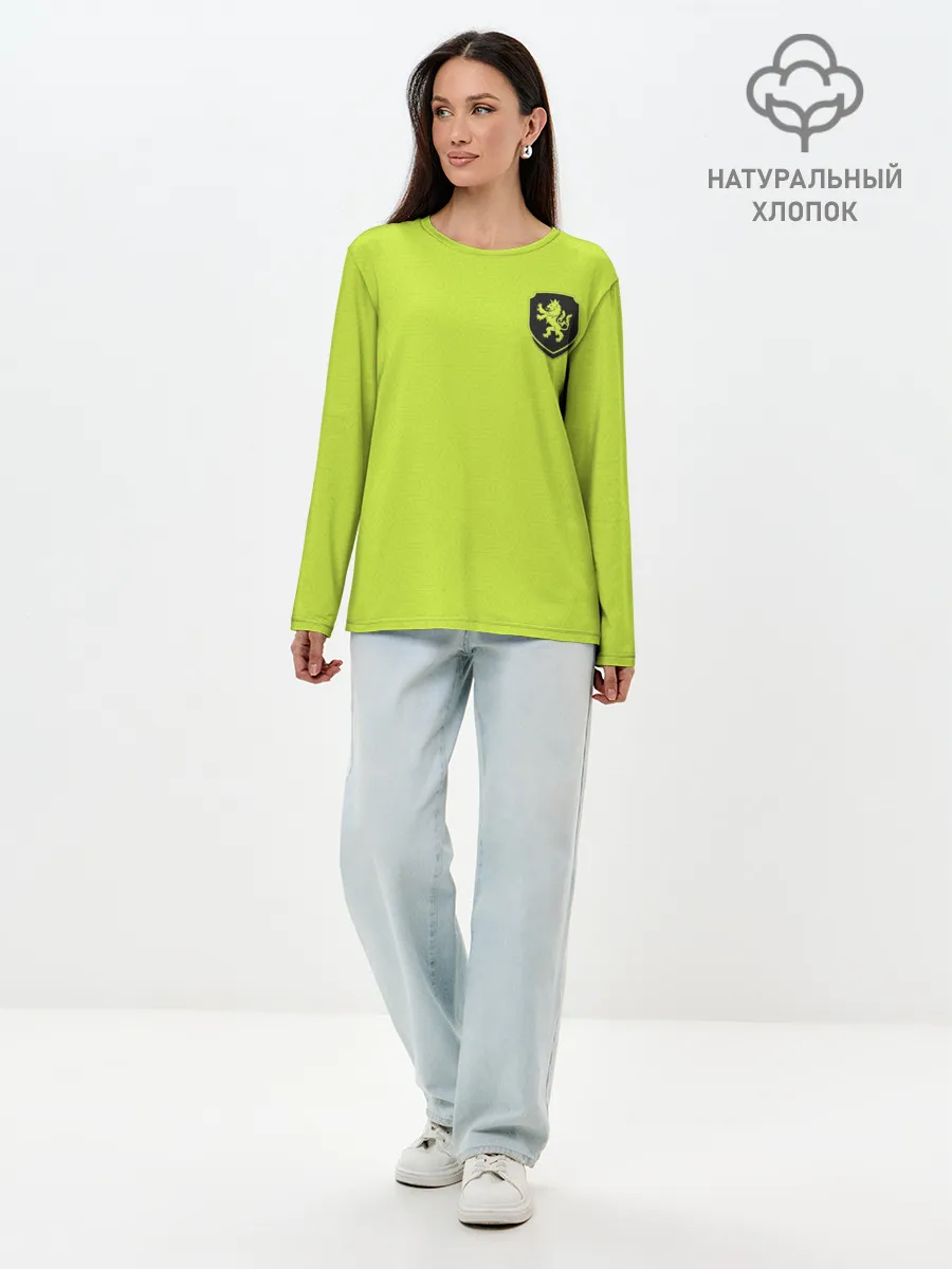 Лонгслив женский. Хлопок / Форма Чехия гостевая