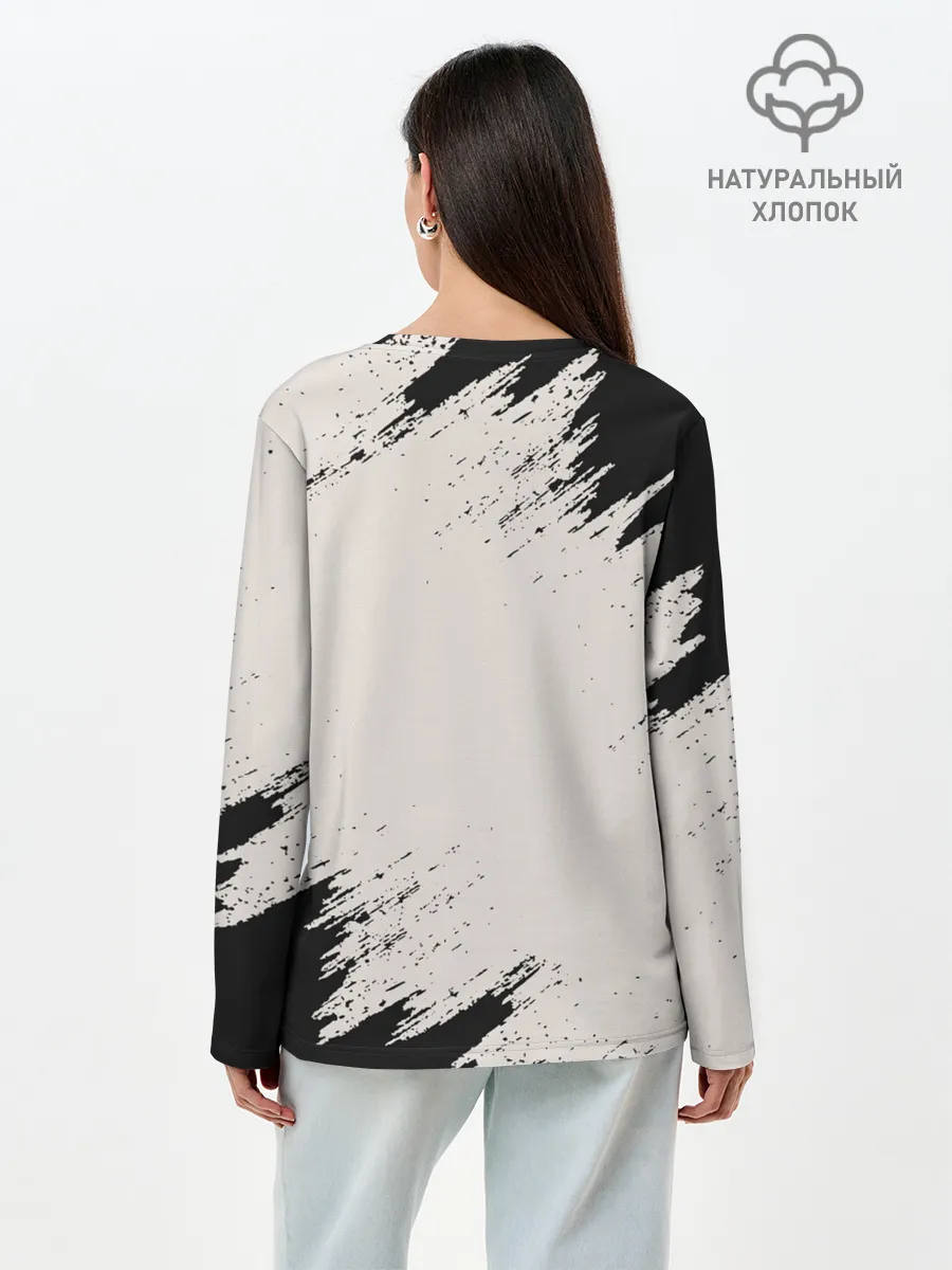 Лонгслив женский. Хлопок / Ниэр | Nier Automata