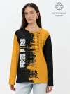 Лонгслив женский. Хлопок / Free Fire ? Фри Фаер.