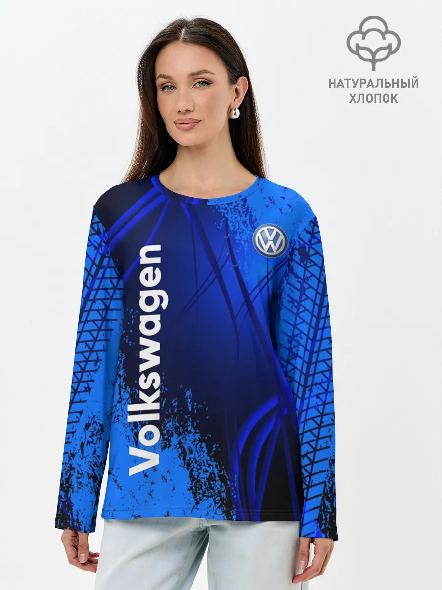Лонгслив женский. Хлопок / Volkswagen