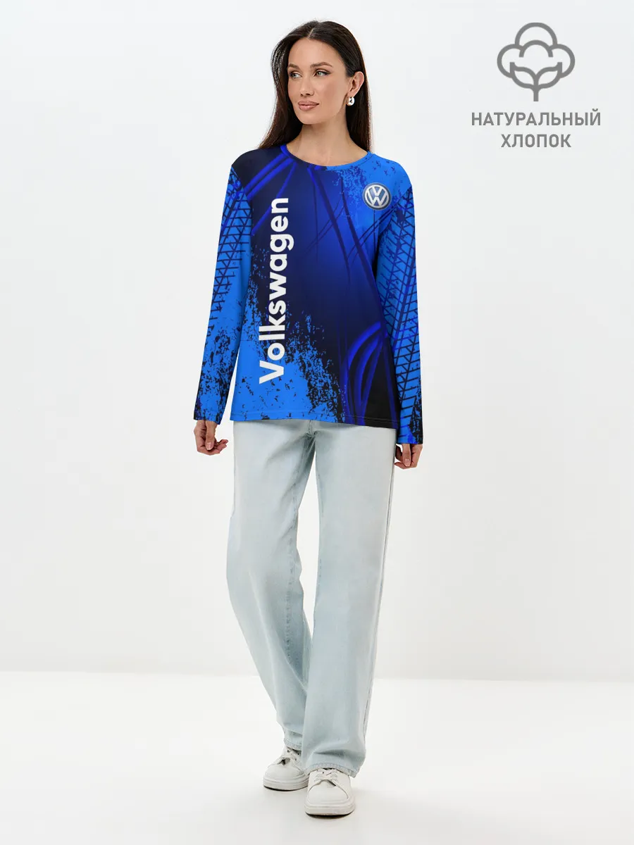 Лонгслив женский. Хлопок / Volkswagen