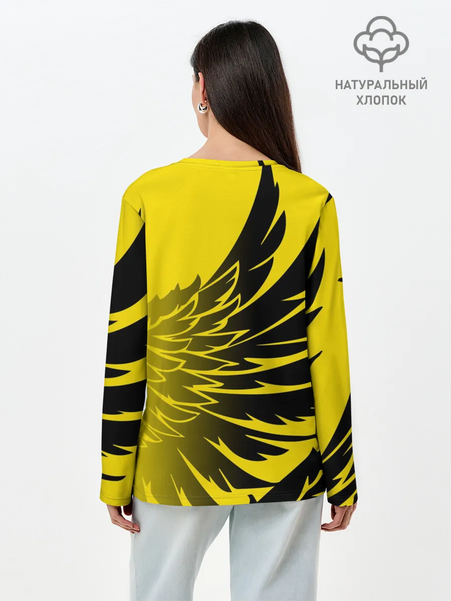 Лонгслив женский. Хлопок / ФК БОРУССИЯ / FC BORUSSIA