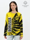 Лонгслив женский. Хлопок / ФК БОРУССИЯ / FC BORUSSIA