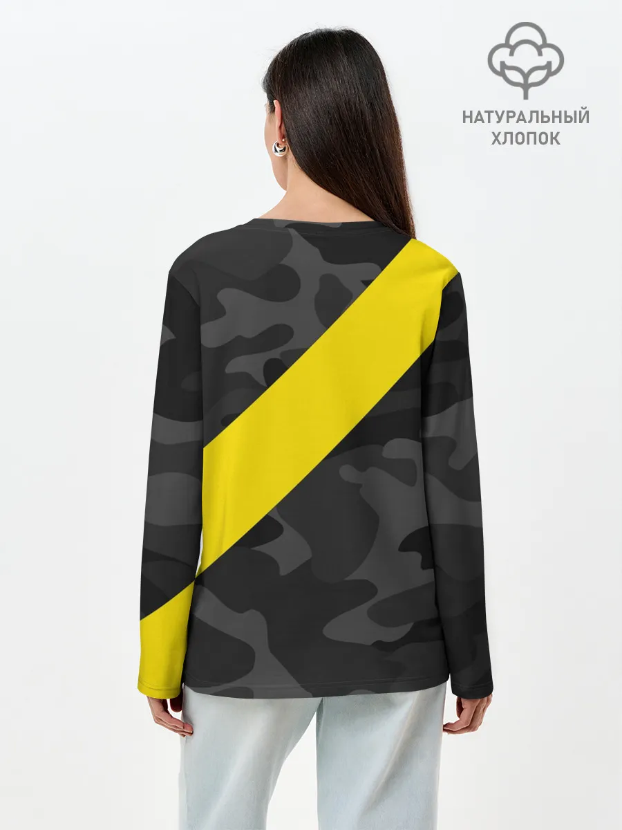 Лонгслив женский. Хлопок / ФК БОРУССИЯ / FC BORUSSIA