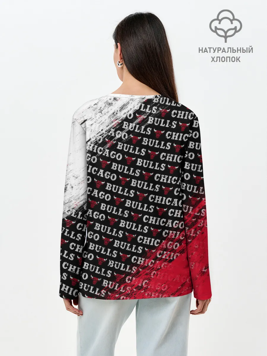 Лонгслив женский. Хлопок / CHICAGO BULLS [6]