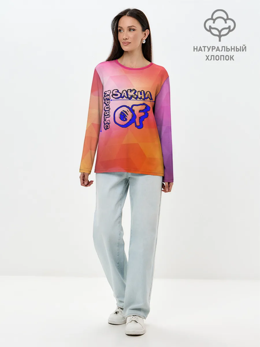 Лонгслив женский. Хлопок / sakha