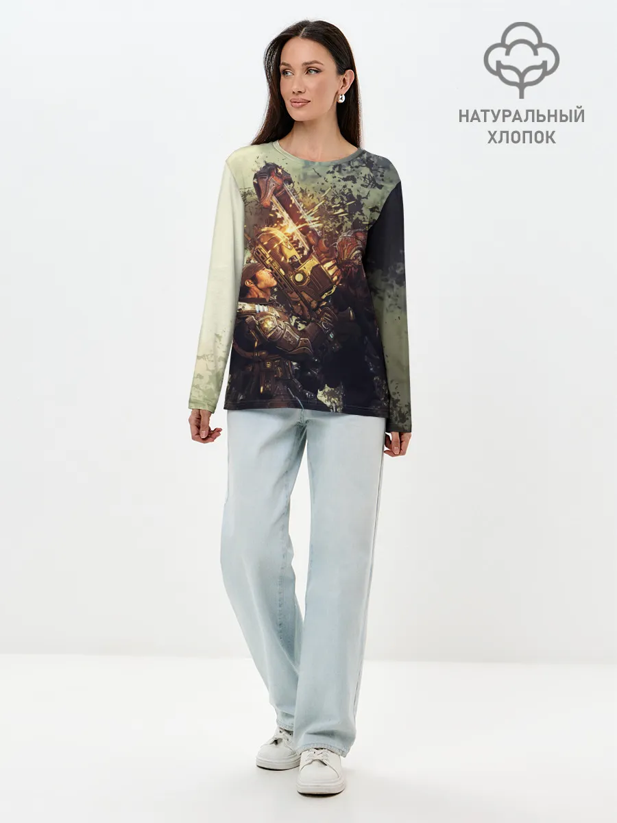 Лонгслив женский. Хлопок / Маркус в деле