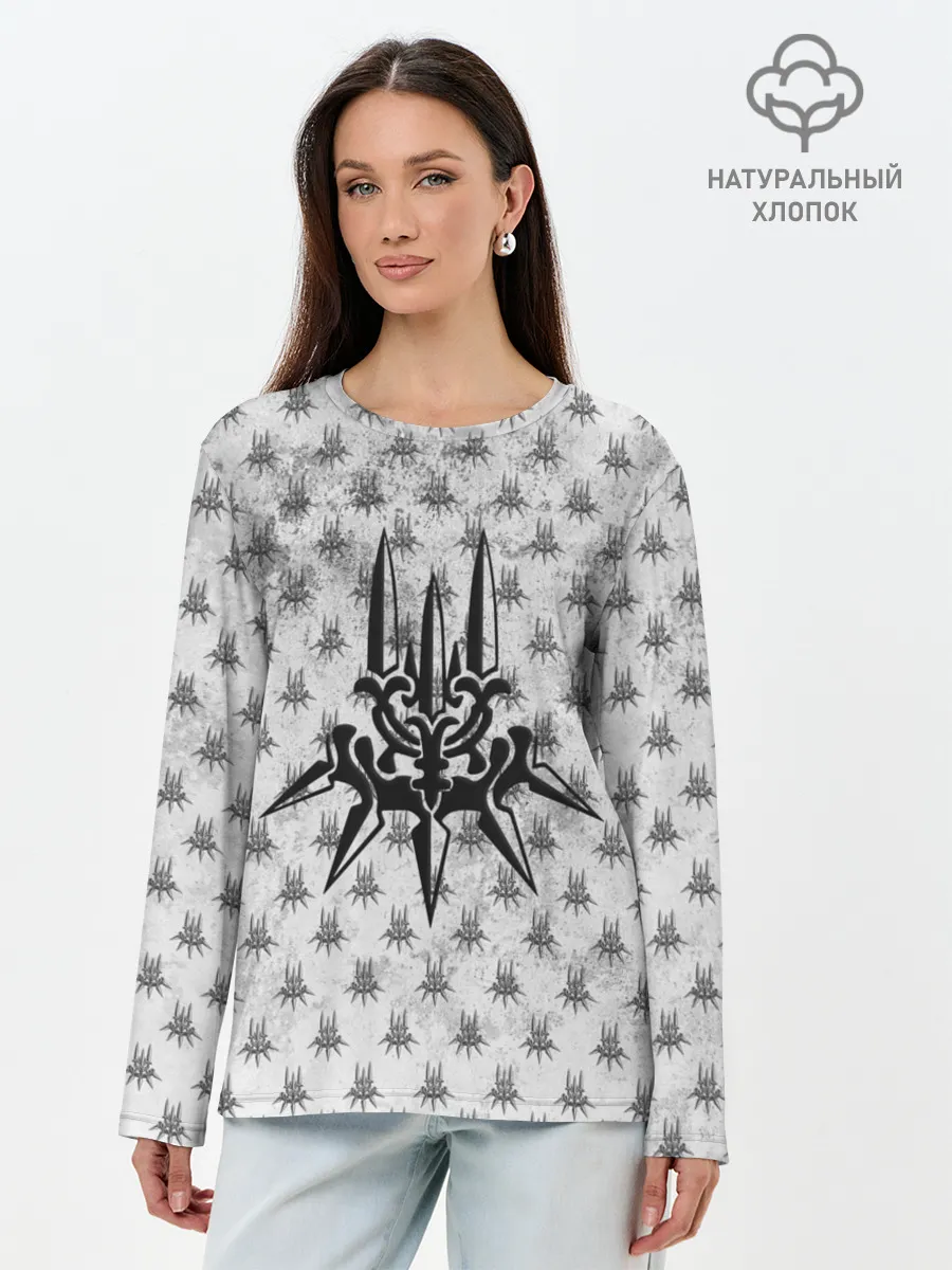 Лонгслив женский. Хлопок / Nier Automata | Герб