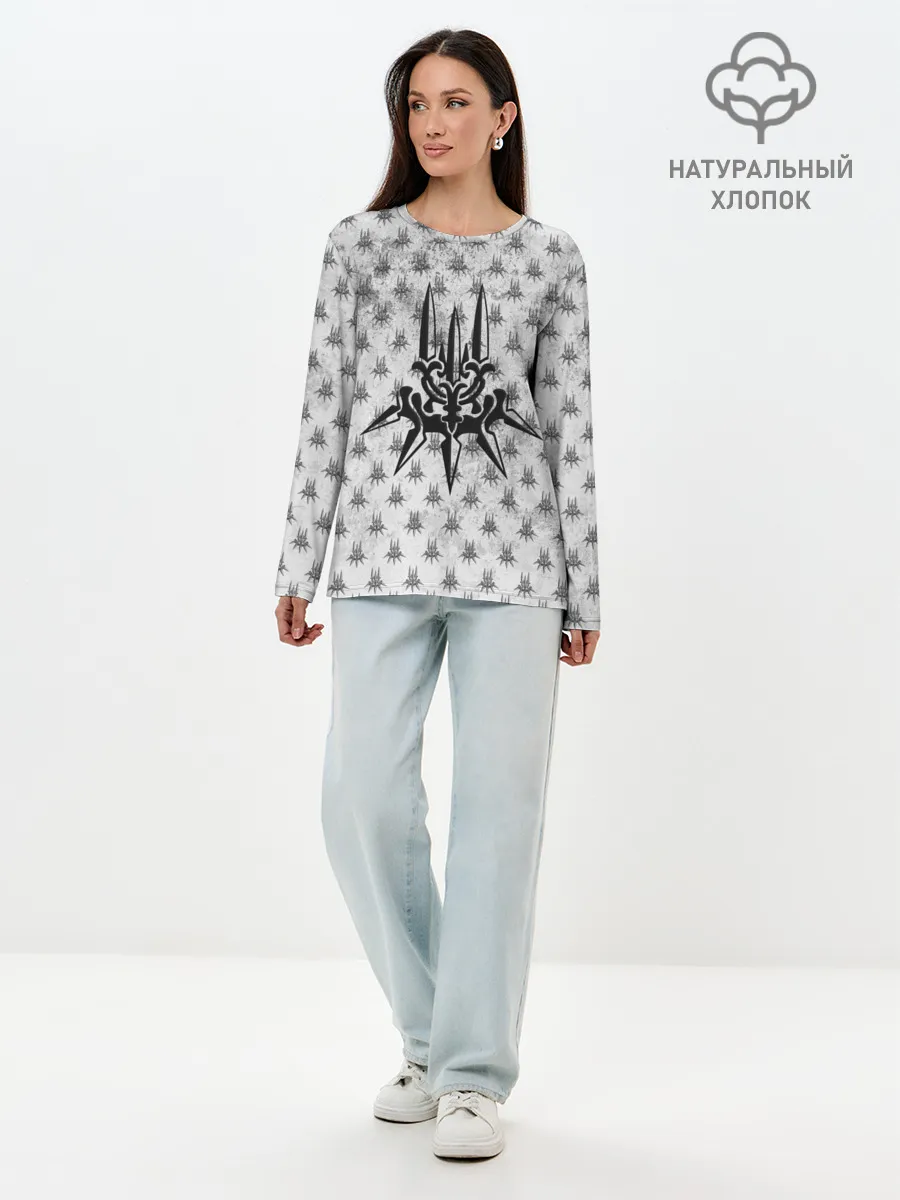 Лонгслив женский. Хлопок / Nier Automata | Герб