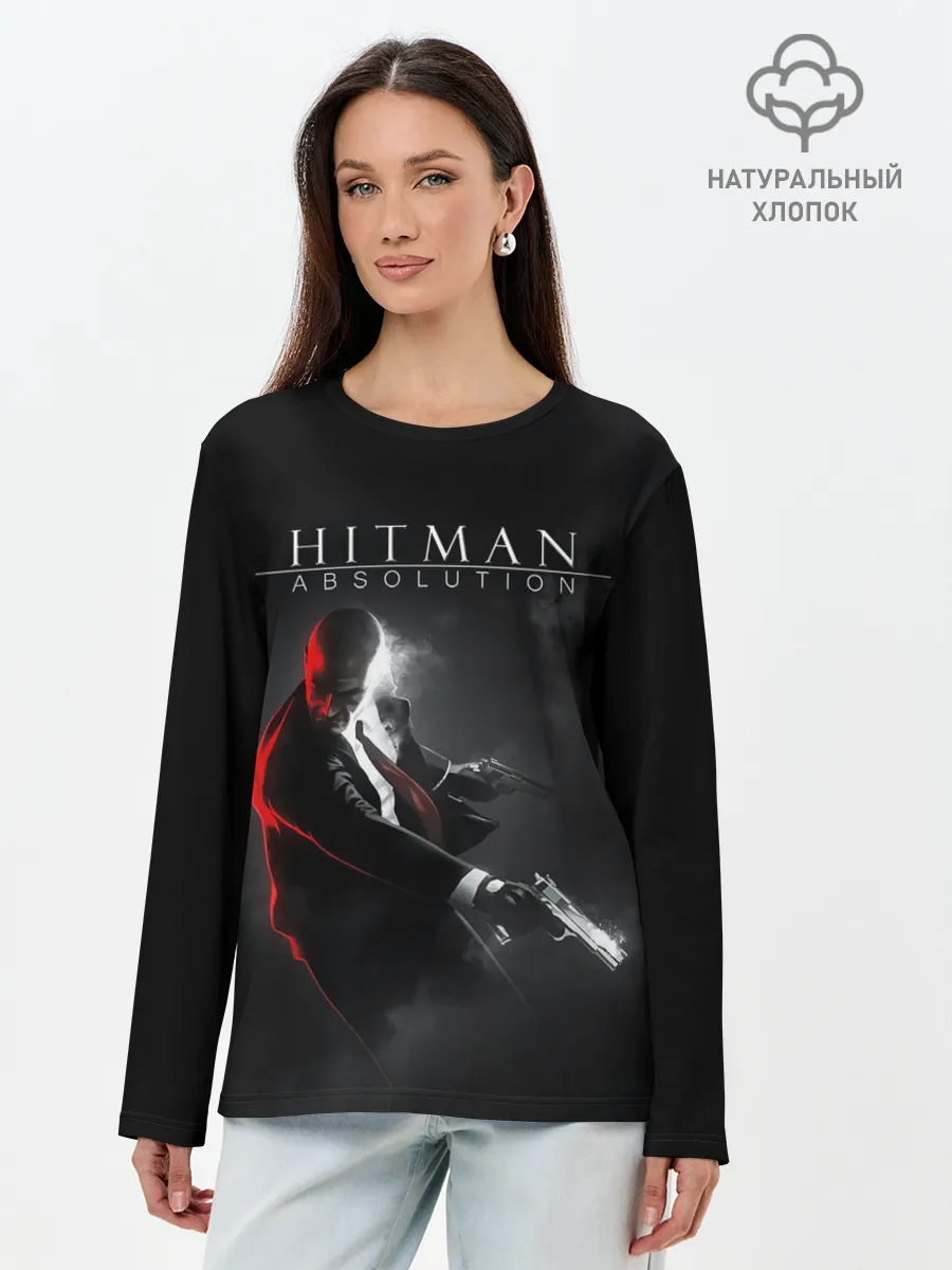 Лонгслив женский. Хлопок / Hitman Absolution
