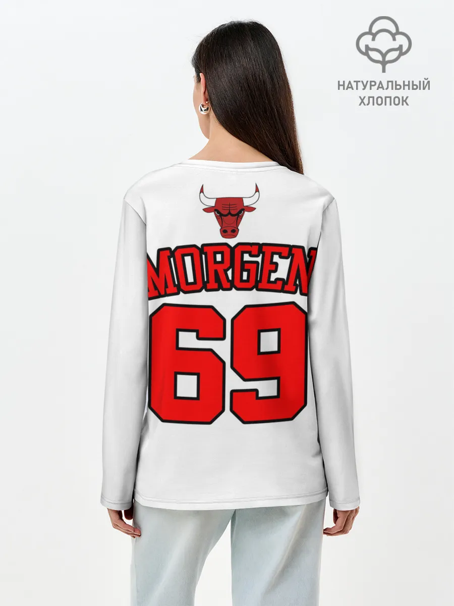 Лонгслив женский. Хлопок / Баскетболисты из клипа OLALA