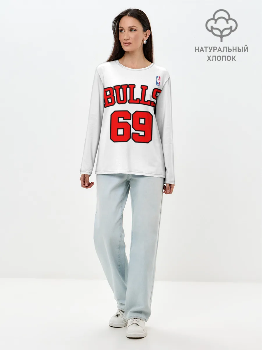 Лонгслив женский. Хлопок / Баскетболисты из клипа OLALA