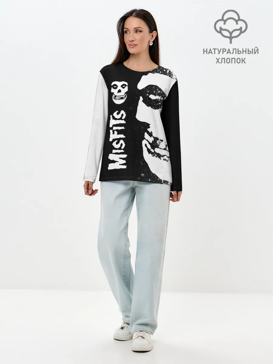 Лонгслив женский. Хлопок / MISFITS [1]