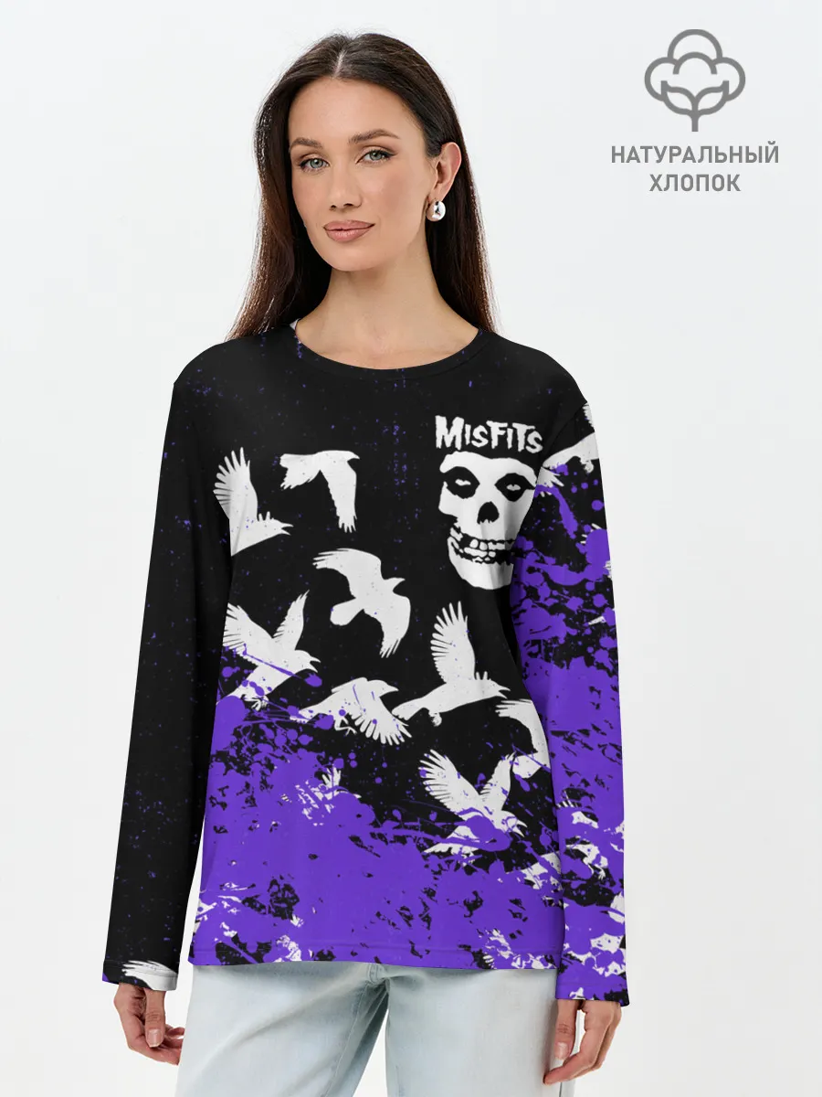 Лонгслив женский. Хлопок / MISFITS [6]