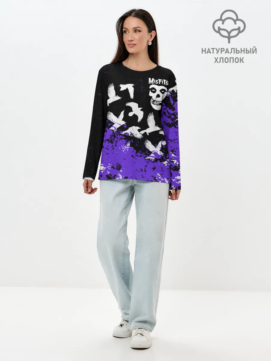 Лонгслив женский. Хлопок / MISFITS [6]