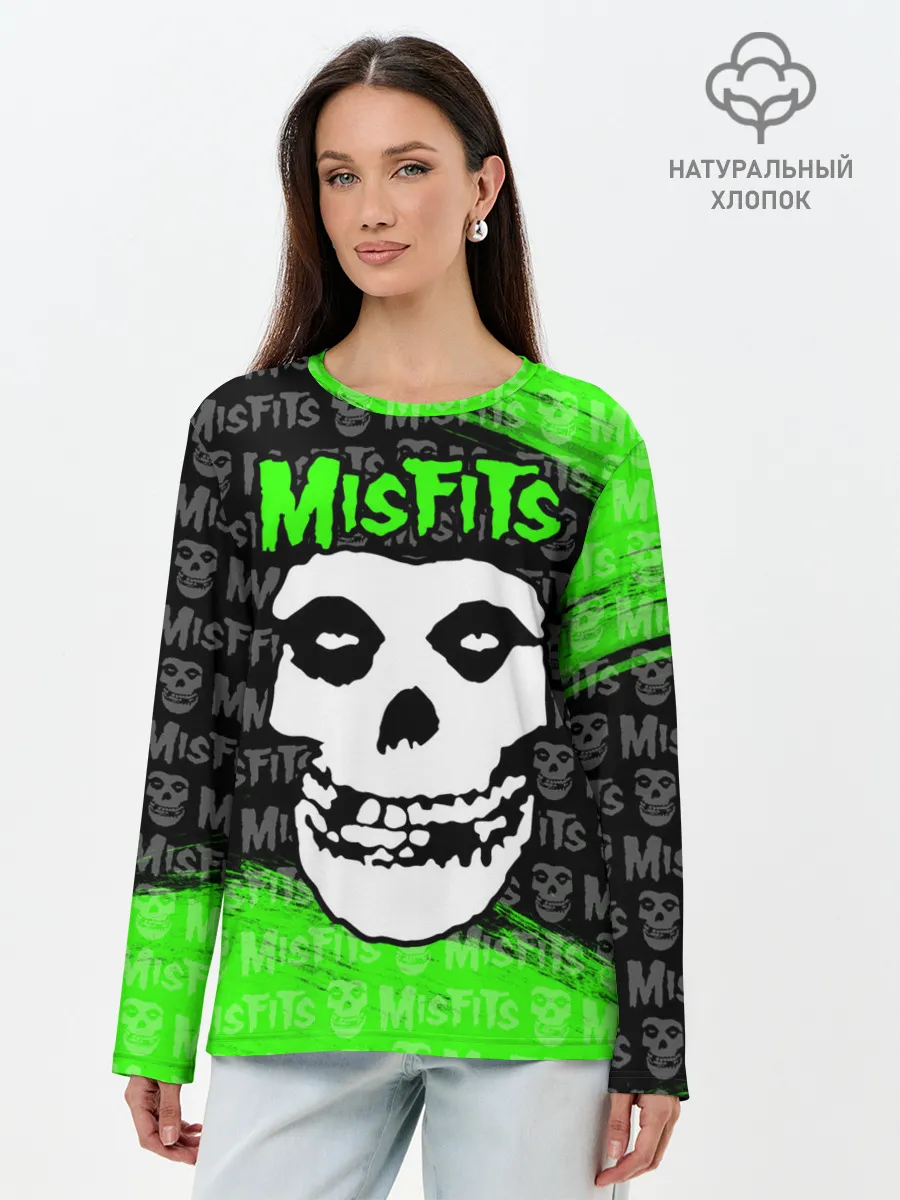 Лонгслив женский. Хлопок / MISFITS [3]