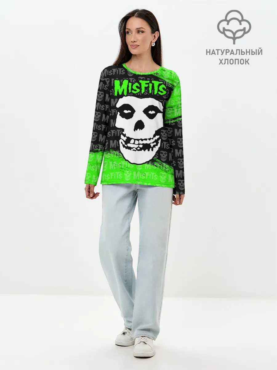 Лонгслив женский. Хлопок / MISFITS [3]