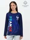 Лонгслив женский. Хлопок / Сборная Франции