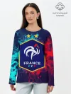 Лонгслив женский. Хлопок / Сборная Франции