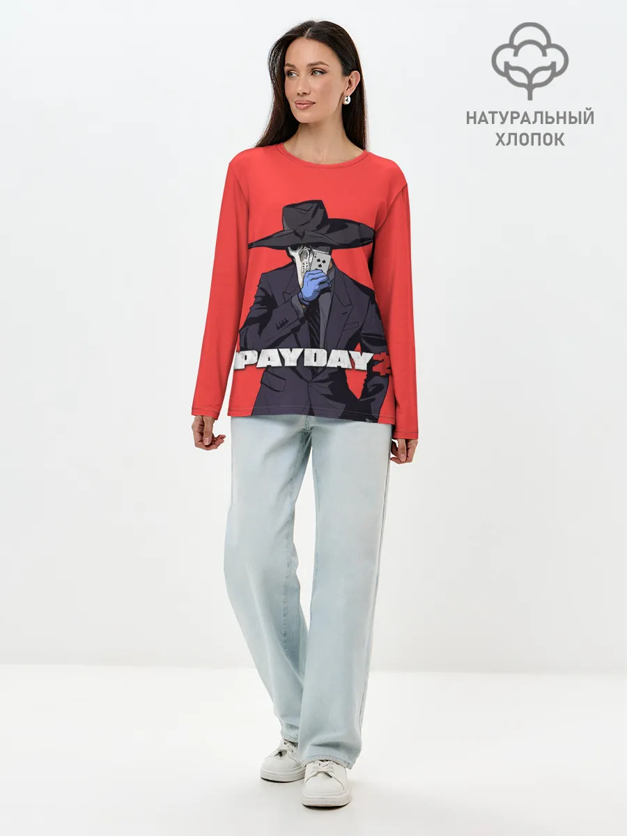Лонгслив женский. Хлопок / Чумной Pay Day 2