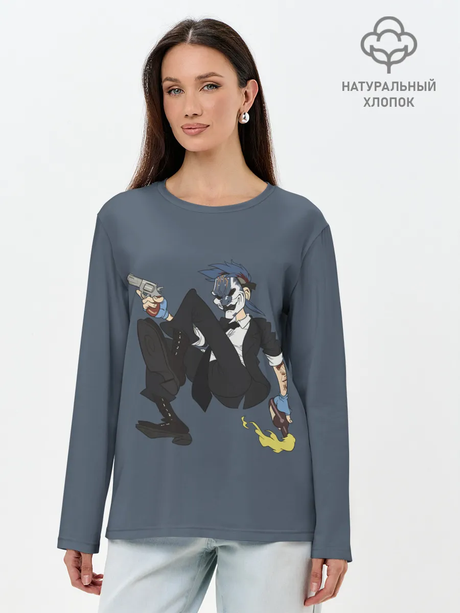 Лонгслив женский. Хлопок / Clover