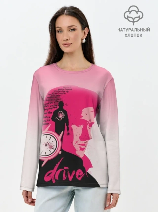 Лонгслив женский. Хлопок / drive