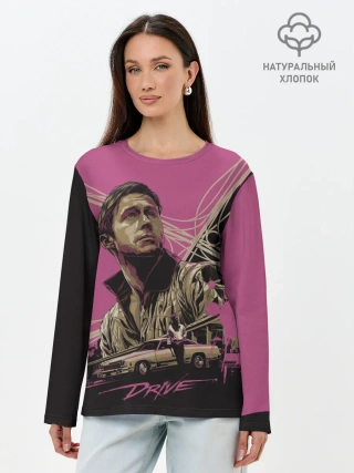 Лонгслив женский. Хлопок / Drive
