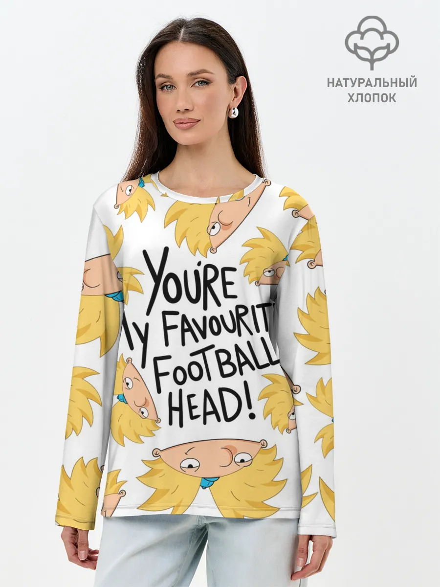 Лонгслив женский. Хлопок / Youre my favourite