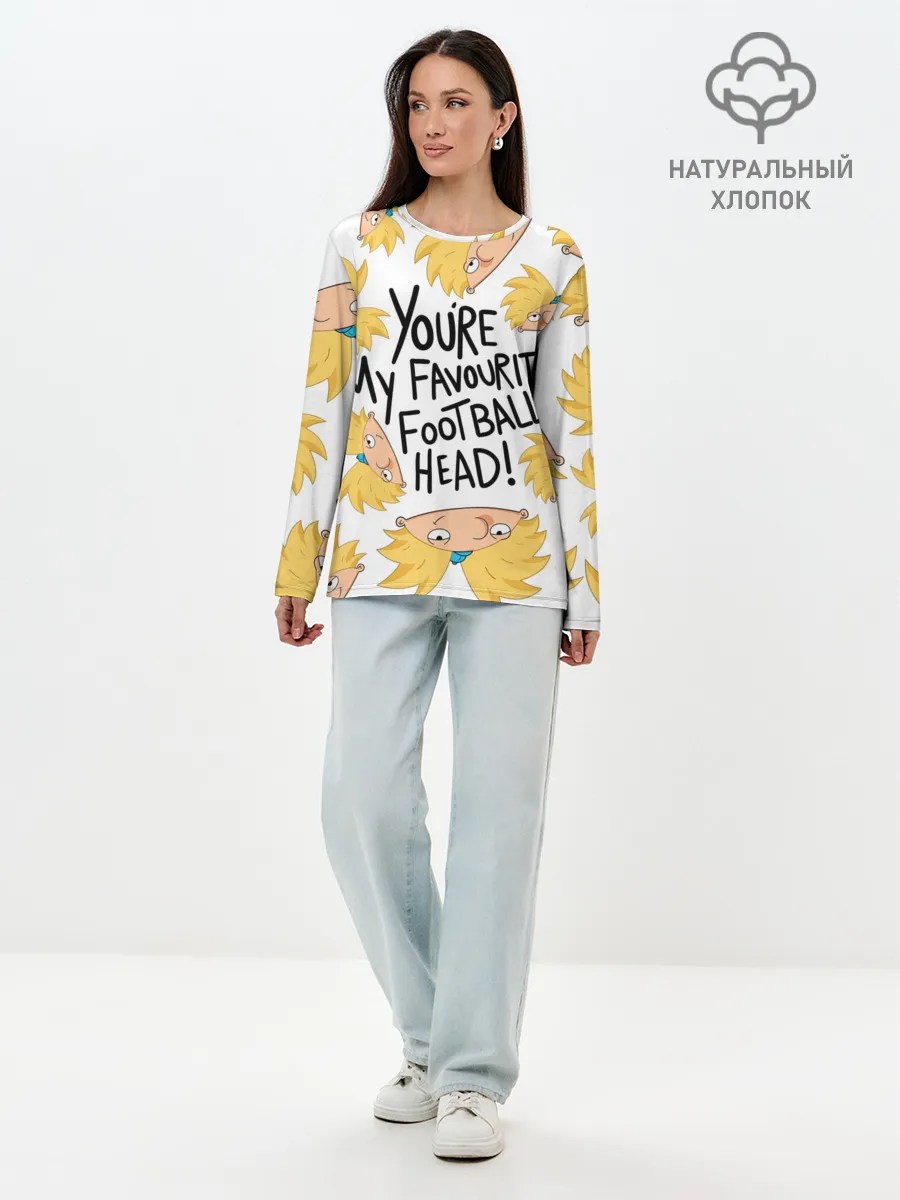 Лонгслив женский. Хлопок / Youre my favourite