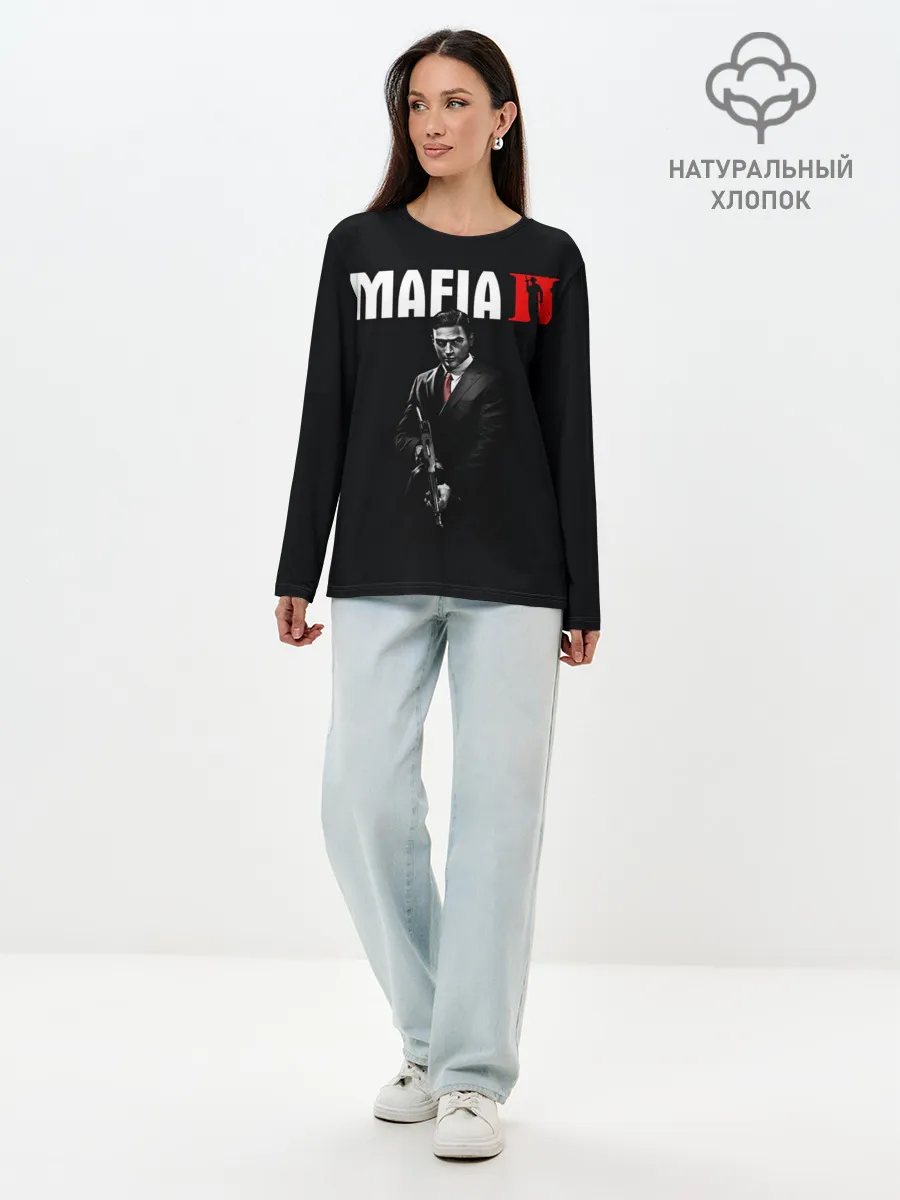 Лонгслив женский. Хлопок / Месть Вито