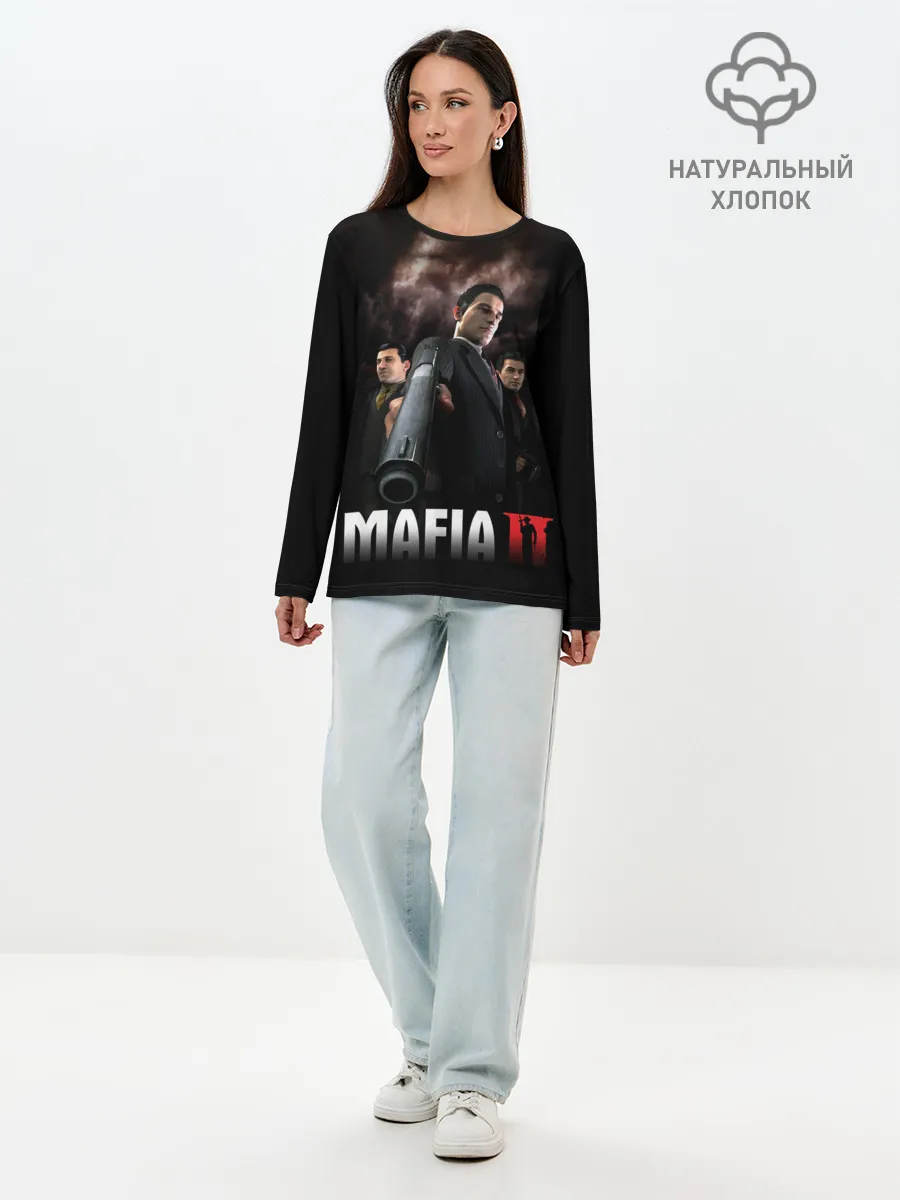 Лонгслив женский. Хлопок / Мафиозное братство