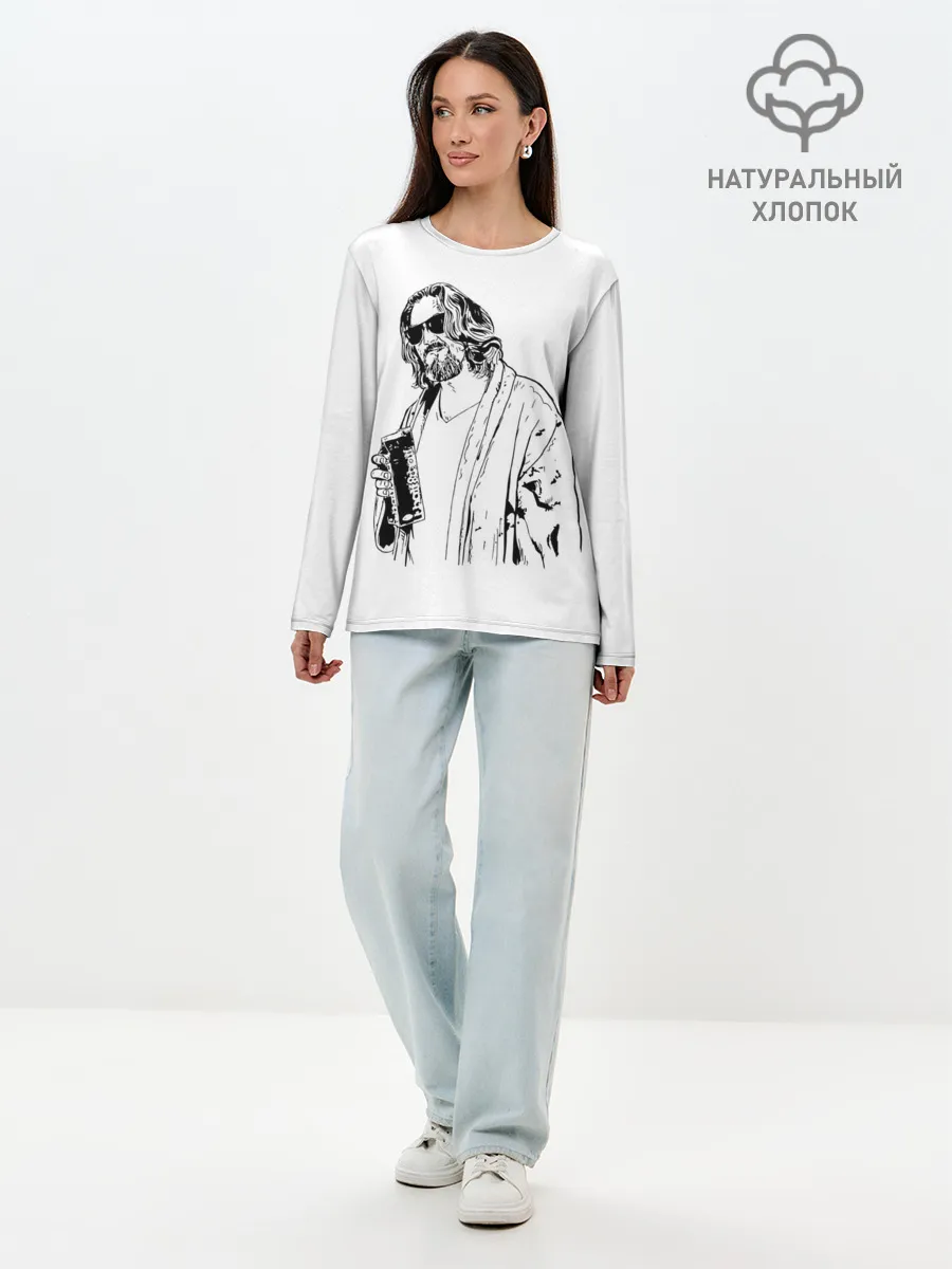 Лонгслив женский. Хлопок / Большой Лебовски | Big Lebowski