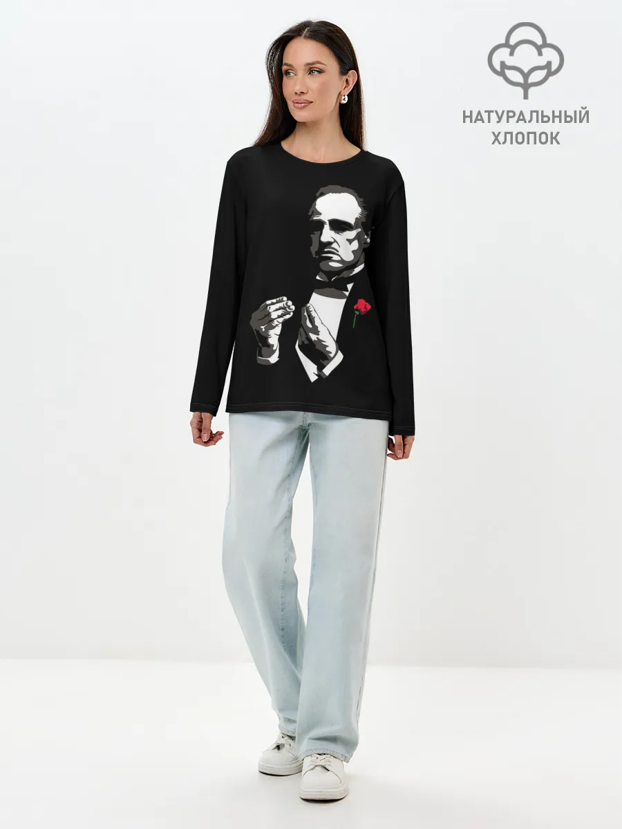 Лонгслив женский. Хлопок / Крёстный Отец | The Godfather