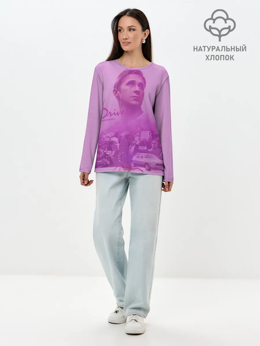 Лонгслив женский. Хлопок / Drive