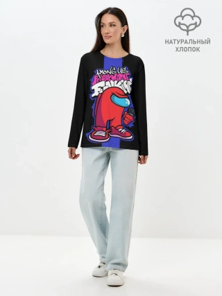 Лонгслив женский. Хлопок / Among Us FNF