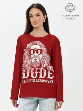 Лонгслив женский. Хлопок / Dude the Big Lebowski