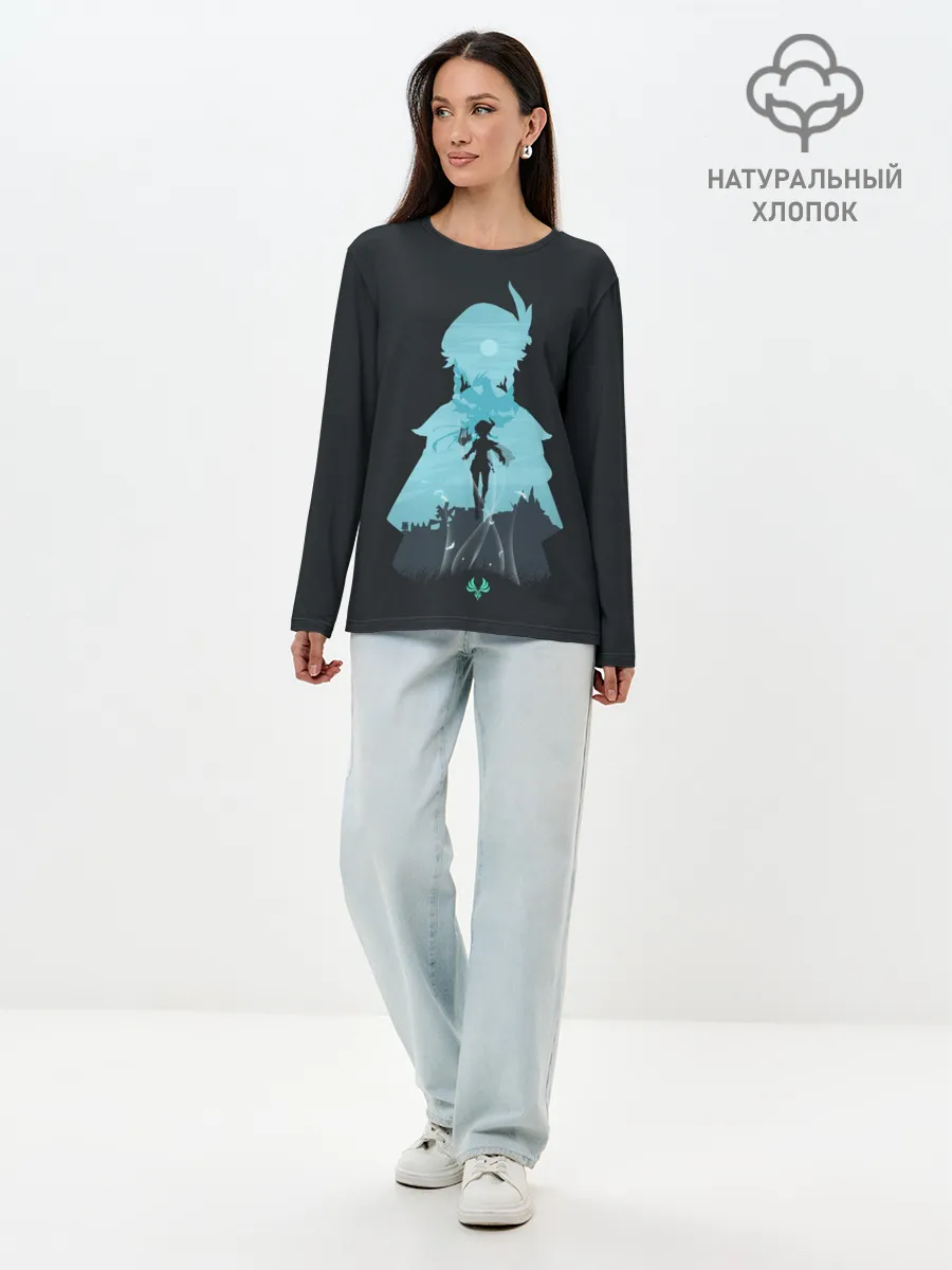 Лонгслив женский. Хлопок / Venti GI