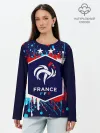 Лонгслив женский. Хлопок / Сборная Франции